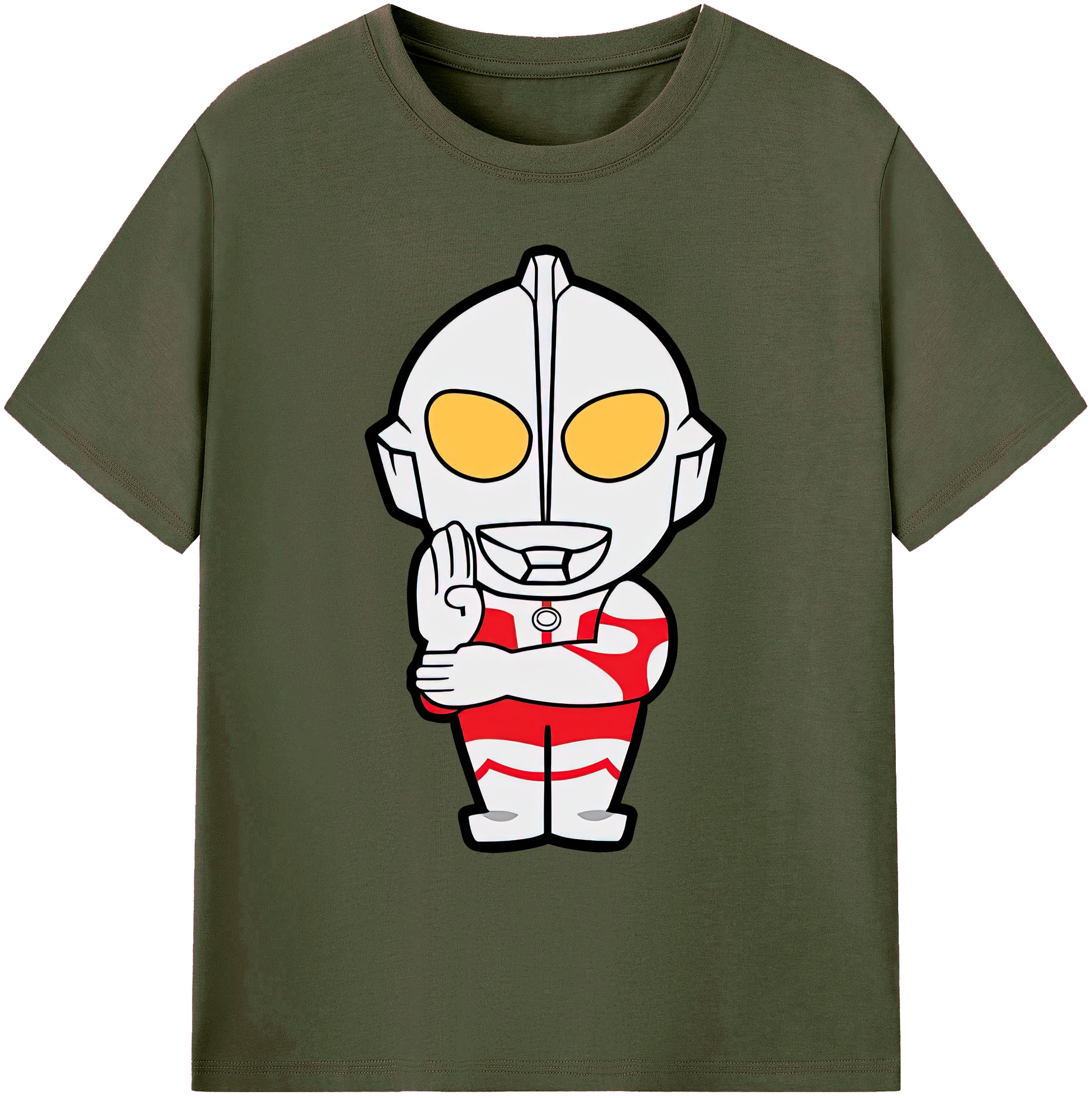 （画像用） ウルトラマン Ultraman 綿100％ メンズ半袖Tシャツ｜肌触りやわらか＆通気性